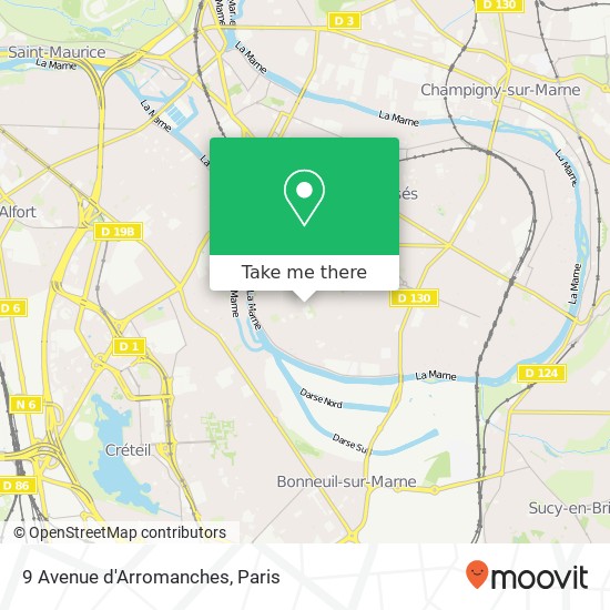 9 Avenue d'Arromanches map