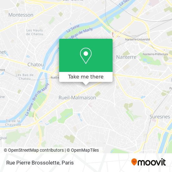 Mapa Rue Pierre Brossolette