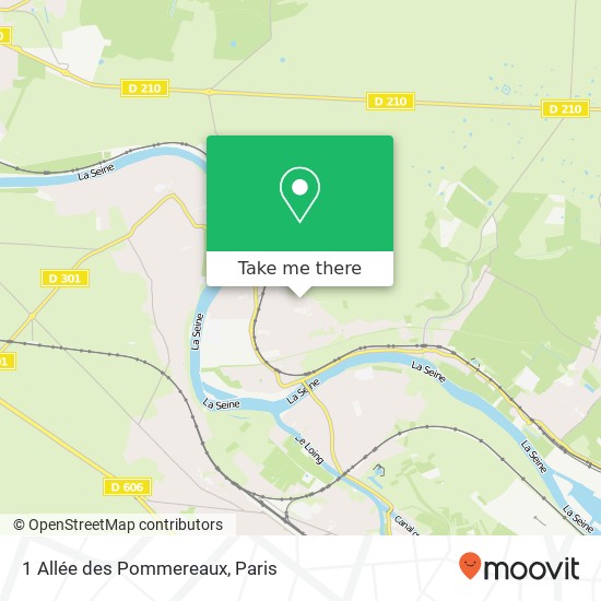 1 Allée des Pommereaux map