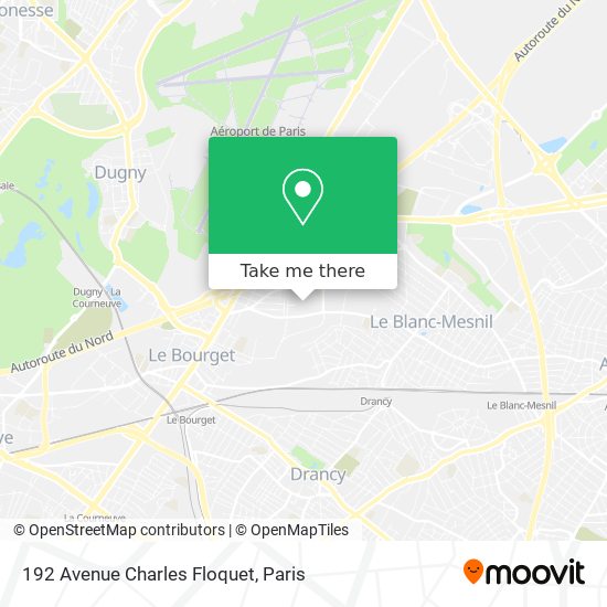 Mapa 192 Avenue Charles Floquet