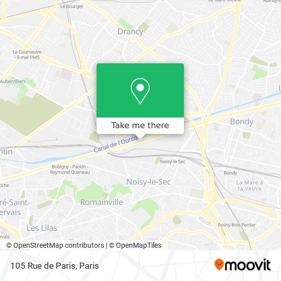 105 Rue de Paris map