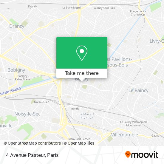 4 Avenue Pasteur map