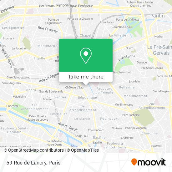 59 Rue de Lancry map