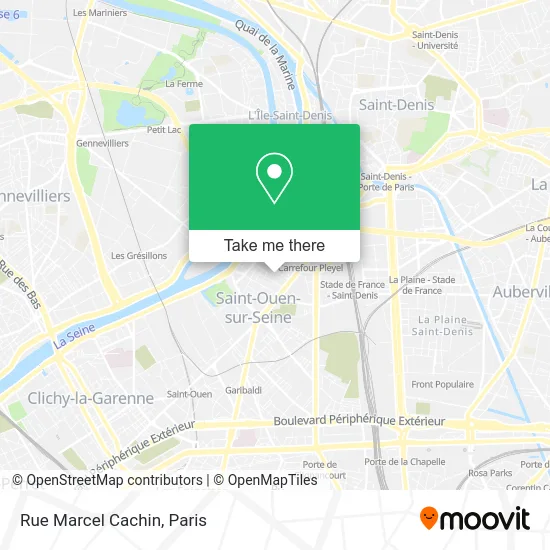 Rue Marcel Cachin map