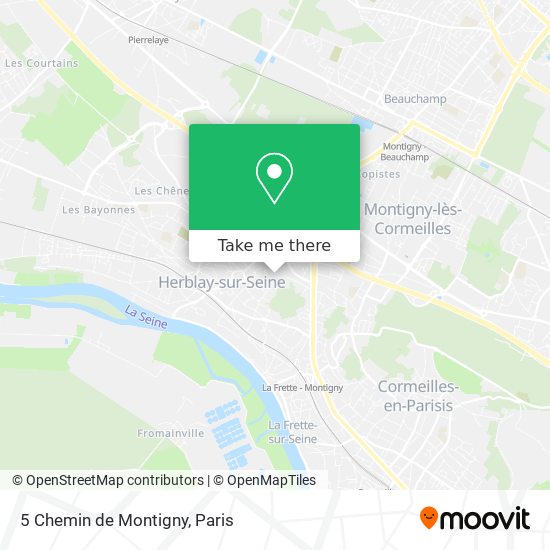 5 Chemin de Montigny map