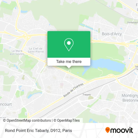 Rond Point Eric Tabarly, D912 map