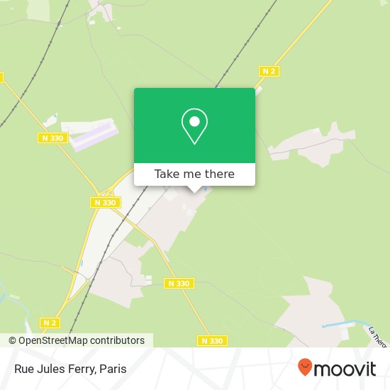 Mapa Rue Jules Ferry