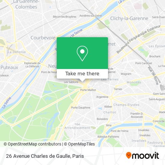 26 Avenue Charles de Gaulle map