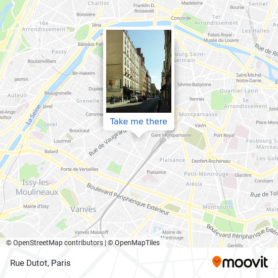 Rue Dutot map