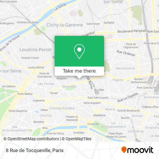 8 Rue de Tocqueville map