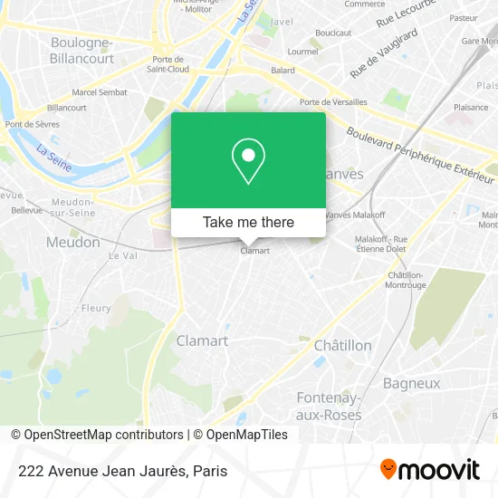222 Avenue Jean Jaurès map