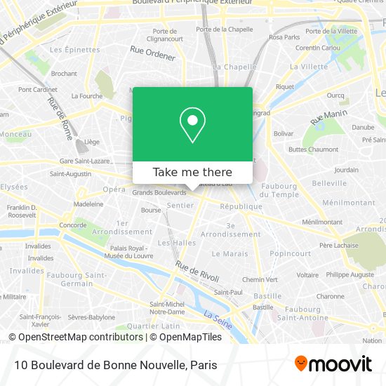 10 Boulevard de Bonne Nouvelle map