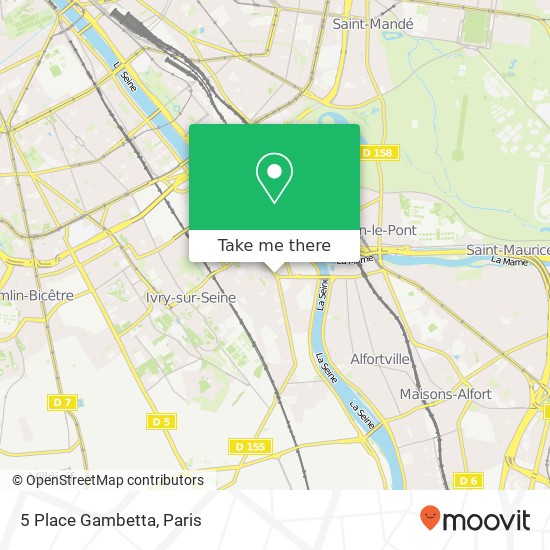 5 Place Gambetta map