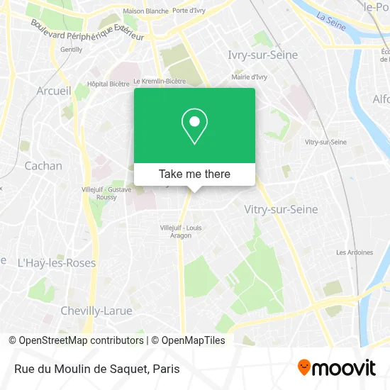 Rue du Moulin de Saquet map