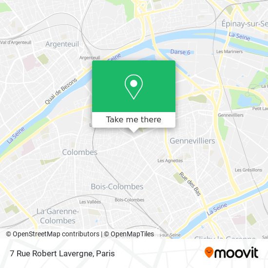 Mapa 7 Rue Robert Lavergne