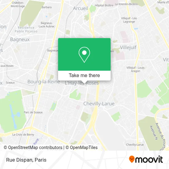Rue Dispan map