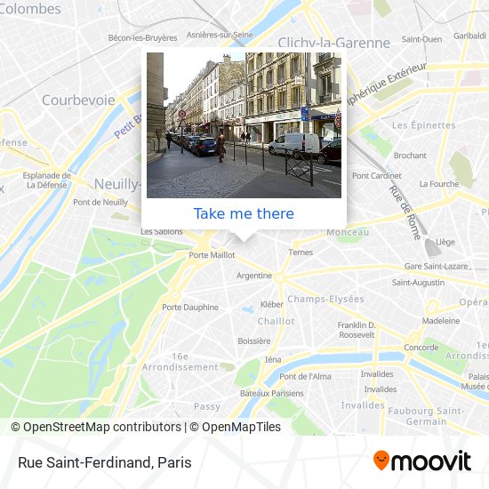 Rue Saint-Ferdinand map
