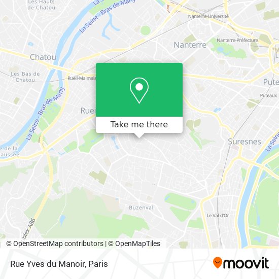 Rue Yves du Manoir map