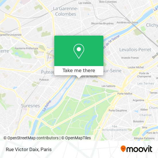 Mapa Rue Victor Daix
