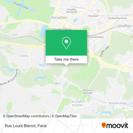Rue Louis Blériot map