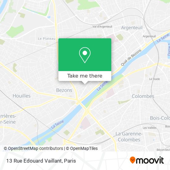13 Rue Edouard Vaillant map
