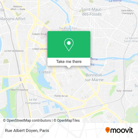 Rue Albert Doyen map