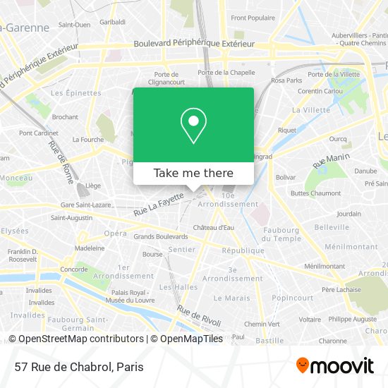 57 Rue de Chabrol map