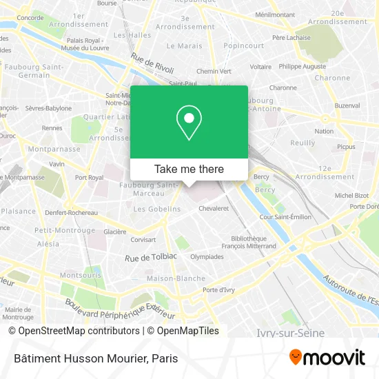 Bâtiment Husson Mourier map