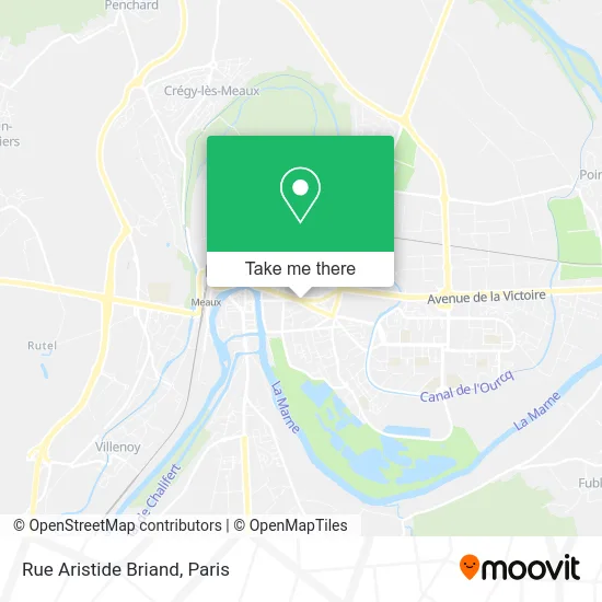 Rue Aristide Briand map