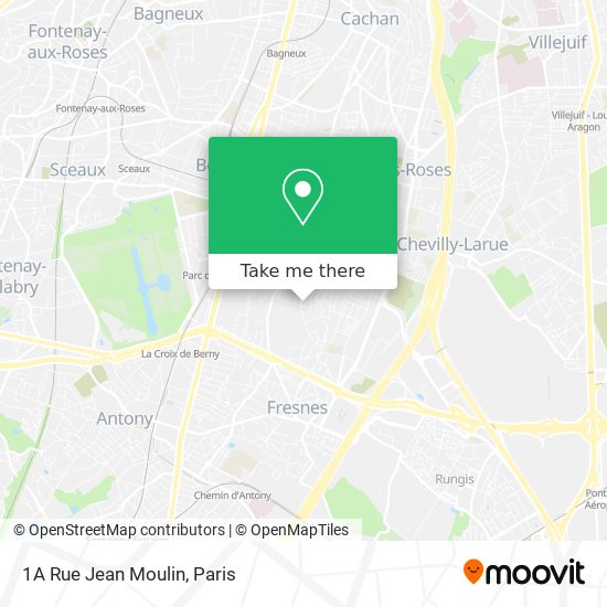 Mapa 1A Rue Jean Moulin