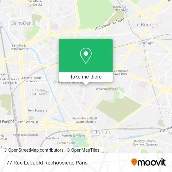 77 Rue Léopold Rechossière map