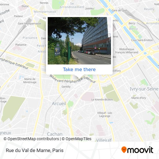 Rue du Val de Marne map