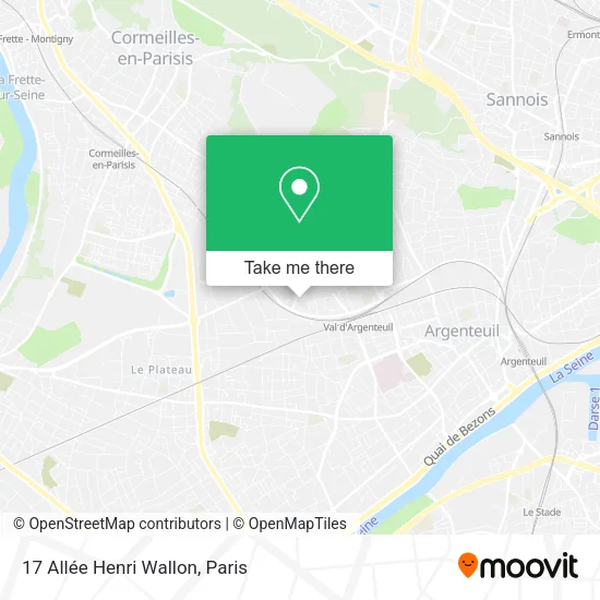 17 Allée Henri Wallon map