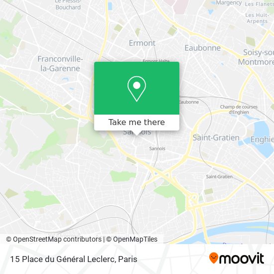 Mapa 15 Place du Général Leclerc