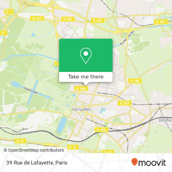 Mapa 39 Rue de Lafayette