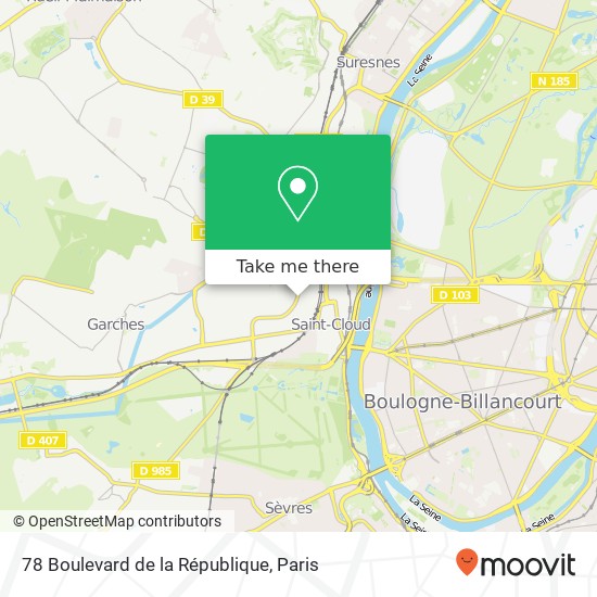 78 Boulevard de la République map