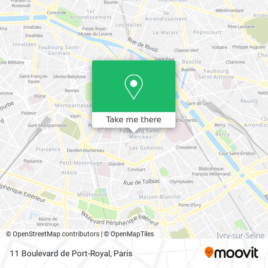 11 Boulevard de Port-Royal map