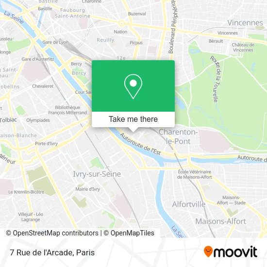7 Rue de l'Arcade map