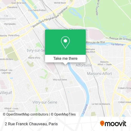 2 Rue Franck Chauveau map