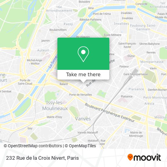 232 Rue de la Croix Nivert map