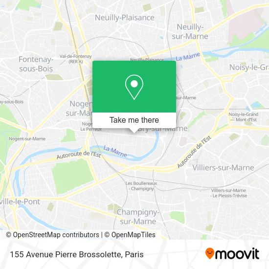 155 Avenue Pierre Brossolette map
