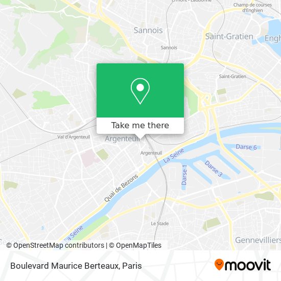 Boulevard Maurice Berteaux map