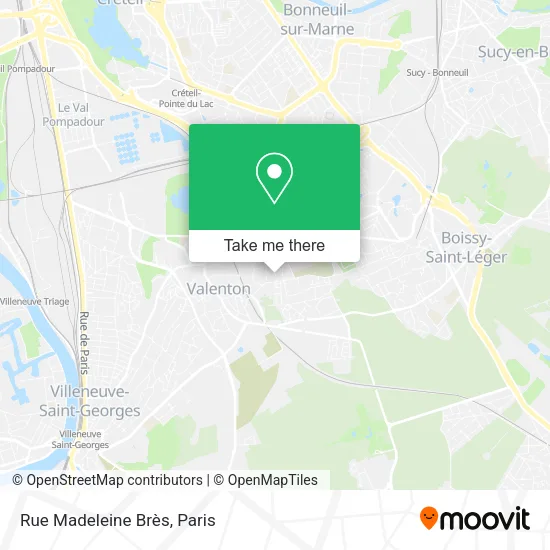 Rue Madeleine Brès map