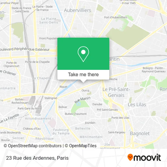 23 Rue des Ardennes map