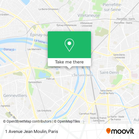 1 Avenue Jean Moulin map