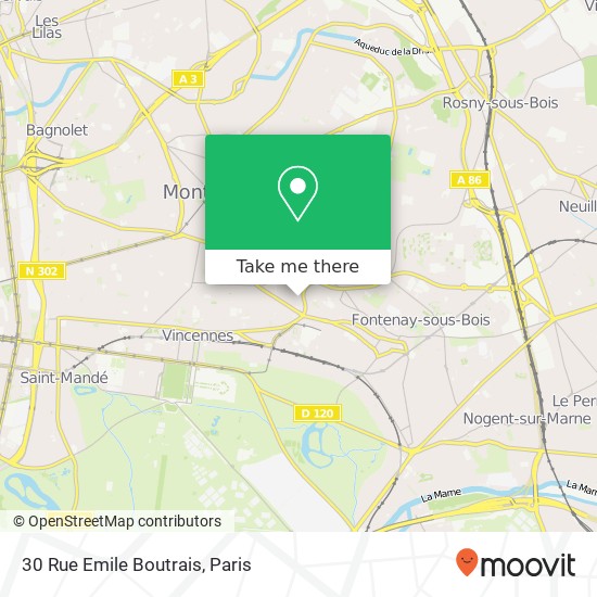 30 Rue Emile Boutrais map