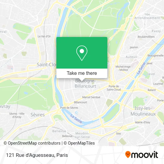 121 Rue d'Aguesseau map