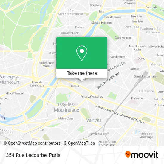 354 Rue Lecourbe map