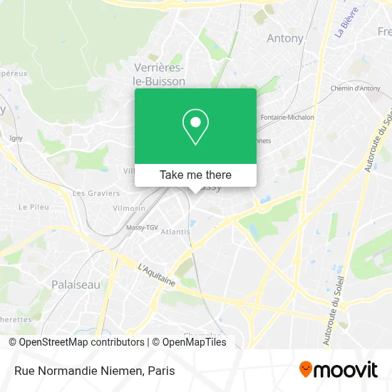 Rue Normandie Niemen map
