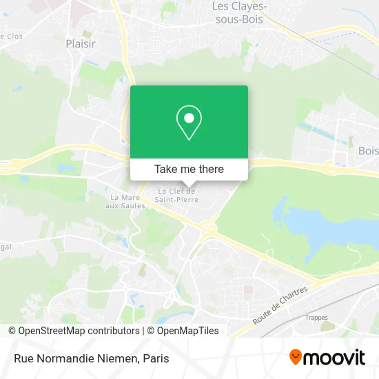 Rue Normandie Niemen map